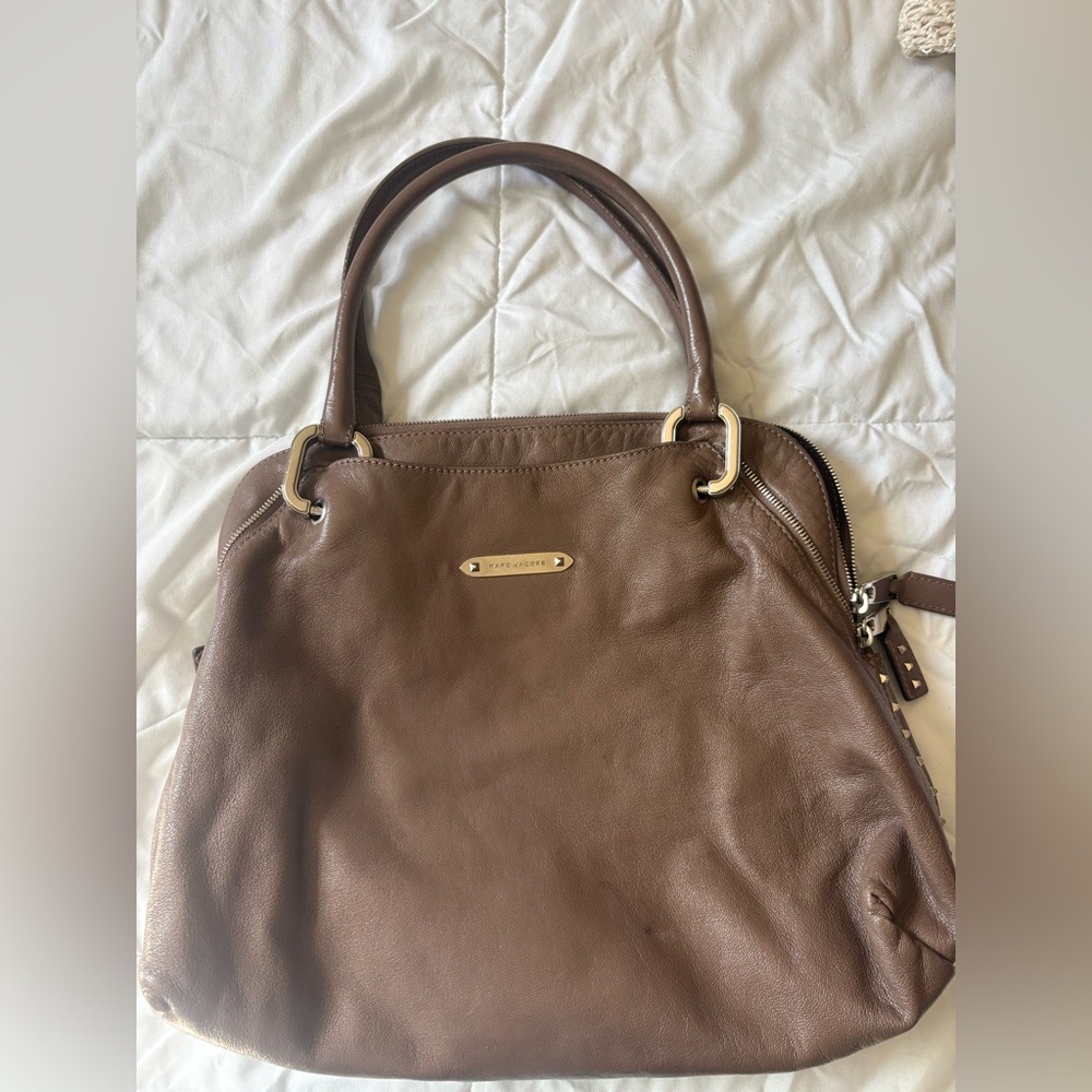 Marc Jacobs Tan Leather Shoulder Bag
